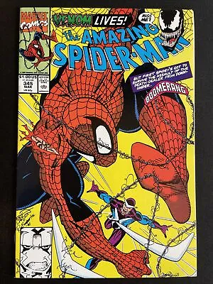 Buy The Amazing Spider-Man #345 - Marvel Comics 1st Print Very Fine • 15.82£