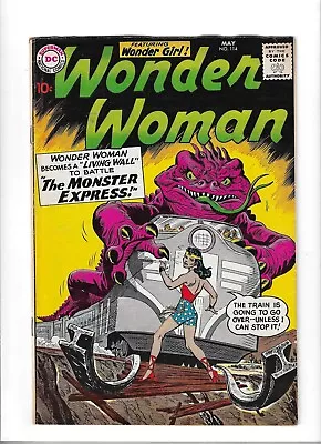 Buy Wonder Woman 114 Fine Plus [1960] DC 10 Cents Issue Nice Clean Copy • 139.95£