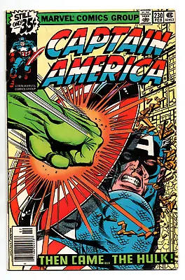 Buy Captain America #230 Newstand - Vs Hulk - Battle Cover - 1979 - VF+ • 31.77£