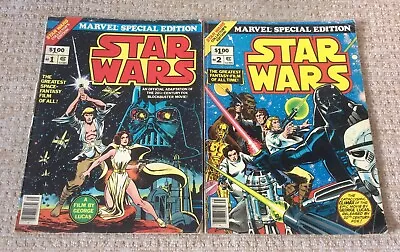 Buy Marvel Special Edition, Star Wars #1 & #2. Marvel, (1977). Dollar Copies. • 20£