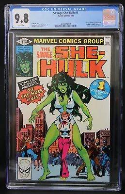 Buy Savage She-hulk #1 Cgc 9.8 White Pages  Origin & 1st Appearance Of The She-hulk • 295.88£