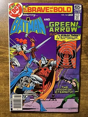 Buy The Brave And The Bold 144 High Grade Newsstand Batman & Green Arrow Dc 1978 • 7.06£