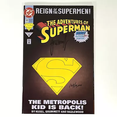 Buy DC Adventures Of Superman # 501 Signed By Tom Grummett W/COA • 20.02£