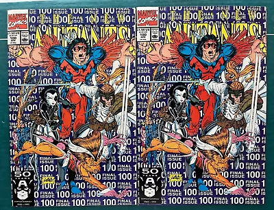 Buy New Mutants #100 - 1st Appearance X-Force Team - Lot Of 2! VF/VF+ Marvel 1991 • 7.87£