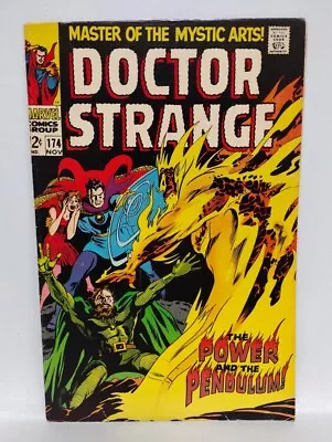 Buy Doctor Strange #174 (1968) Silver Age Marvel Comic 1st Satannish App Minor Key • 31.62£