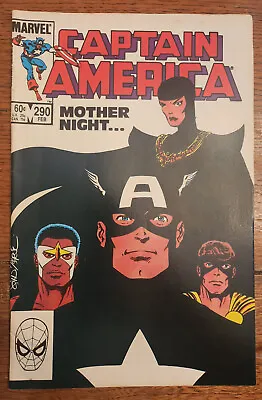 Buy Captain America #290 Marvel Comics 1984 Newsstand Mother Night - Vf- • 7.88£