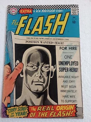 Buy Flash #167 DC Comics (1967) Origin Of Barry Allen Retold • 13.67£