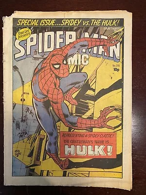 Buy SPIDER-MAN Weekly Comic #316 March 28 1979|Collectable| Paper Comic UK|Thursdays • 3£