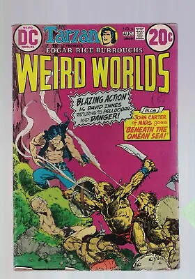 Buy DC COMIC Weird Worlds Tarzan No 6 August 1973 20c USA • 6.29£