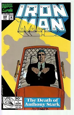 Buy Iron Man #284 1992 VF Death Of Tony Stark (Marvel)  • 19.10£