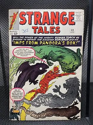 Buy Strange Tales #109 Human Torch 1st Appearance Circe Sersi Eternals Mcu Vg/fn • 145.85£