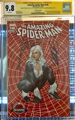 Buy Amazing Spider-Man #799 CGC 9.8 SS Cho, Romita &  Wolfman Black Cat Creator • 482.56£
