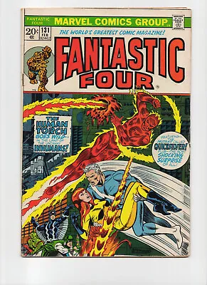 Buy Fantastic Four #131 (Marvel 1973) 1st Omega Ultimate Alpha Cameo Bronze Key • 7.91£