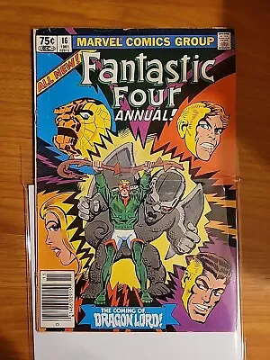 Buy VD -- Fantastic Four Annual #16, KEY-1st App Of Dragon Lord, Lower Grade • 3.99£