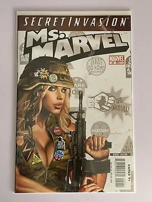 Buy Ms Marvel #29 Secret Invasion Greg Horn Cover NM • 5£