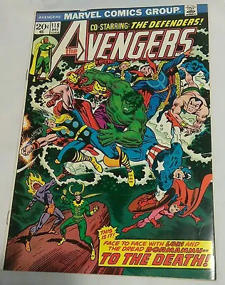 Buy Vintage Bronze Age 1973 The Avengers #118 Co-Starring The Defenders! • 15.80£