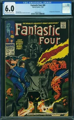 Buy FANTASTIC FOUR  # 80 KEY!   Silver Age!  NICE!  Affordable 6.0    3893216002 • 49.01£
