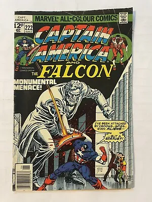 Buy Captain America #222. June 1978. Marvel. Vg. Bagged & Boarded. Free P&p! • 5£