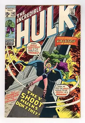 Buy Incredible Hulk #142 VG+ 4.5 1971 • 23.30£