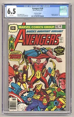 Buy Avengers 148 (CGC 6.5) Squadron Supreme & Hellcat Appearance 30 Cent Variant 592 • 59.37£