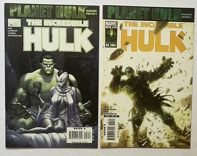 Buy INCREDIBLE HULK #103, 105 NM 2 Marvel Comics, Planet Hulk Marries Caiera; Sakaar • 16.21£