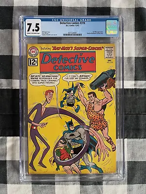 Buy Detective Comics # 310 CGC 7.5 OW/W 1962 Bat-Mite App. Martian Manhunter DC HTF • 394.17£