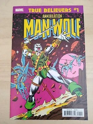 Buy Marvel Premiere #45 Reprint Marvel Comics True Believers #1 Man-Wolf 2020 • 2.36£
