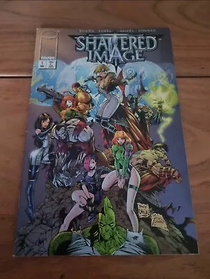 Buy Shattered Image 1 (1996) Crossover Event Spawn Savage Dragon Gen 13 Cyber Force • 3.99£