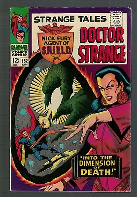 Buy Marvel Comics Strange Tales 152 F/VFN 7.0  Strange Fantastic Four 1966  • 24.99£