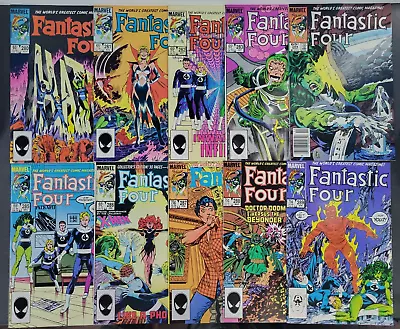Buy (10) Fantastic Four #280 - 289 Lot Run Marvel Comics 1984 281 282 283 284 286 • 23.59£