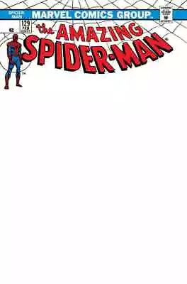 Buy 🔥🕷 AMAZING SPIDER-MAN #129 FACSIMILE EDITION Exclusive Blank Variant • 11.98£