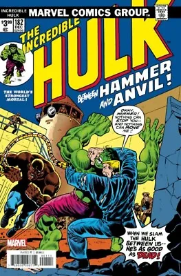 Buy The Incredible Hulk #182 (RARE Facsimile Edition, Marvel Comics) • 19.99£