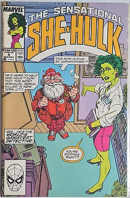 Buy Sensational She-Hulk #8 - Vol. 2 (11/1989) - John Byrne Art Run Ends. - Marvel • 5.84£