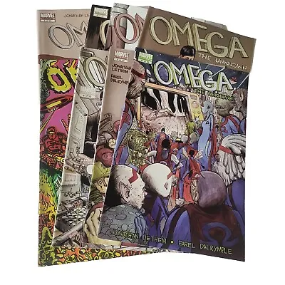Buy Omega The Unknown INCOMPLETE SET (2007-2008) Marvel Comics - 1 2 3 5 6 7 9 10 • 10.24£