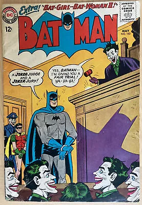 Buy Batman #163 May 1964 Batgirl And Classic Joker Silver Age App Lots Of Pictures • 89.99£