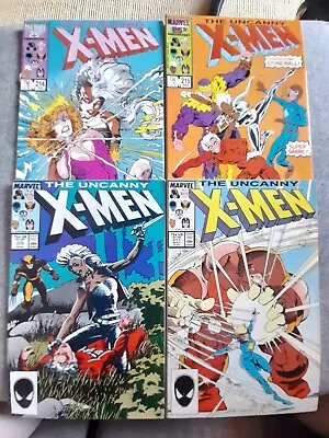 Buy Uncanny X-Men  Bundle X4 #214, 215, 216, 217 Classic X-Men 80's Run. VF/NM • 0.99£