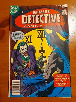 Buy Detective Comics #475 Feb 1978 Classic Joker Story Titled  The Laughing Fish  • 49.99£
