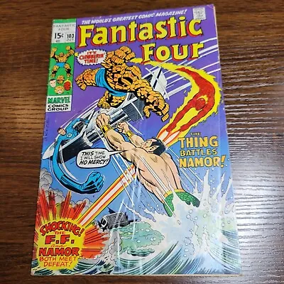 Buy Fantastic Four #103, Volume 1. 2nd Appearance Agatha Harkness. Marvel Comics • 9.59£