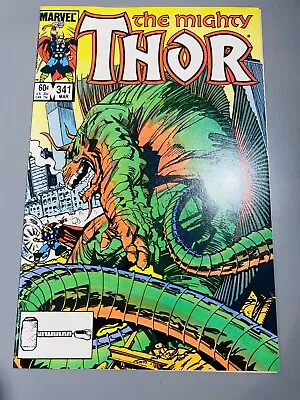 Buy The Mighty Thor #341 NM/MT 9.8 Condition (Marvel 1984) 1st Print • 28.13£