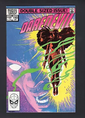 Buy Daredevil #190 Vol. 1 Resurrection And Origin Of Elektra Marvel Comics '83 VF • 5.53£