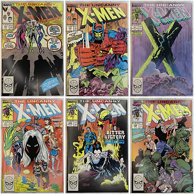 Buy Lot Of 6 Uncanny X-Men 244 246 251 253 255 259 Marvel Comics • 75.19£