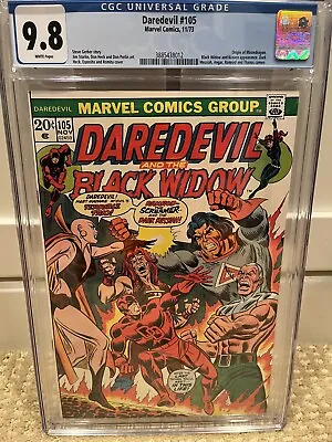 Buy Daredevil #105 CGC 9.8  . Origin Of Moondragon. 1 Of 16 In This Grade • 948.73£