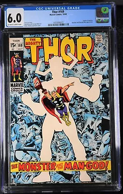 Buy Thor #169  CGC 6.0  Origin Of Galactus, Watcher & Thermal Man Appear. 4355890010 • 119.13£