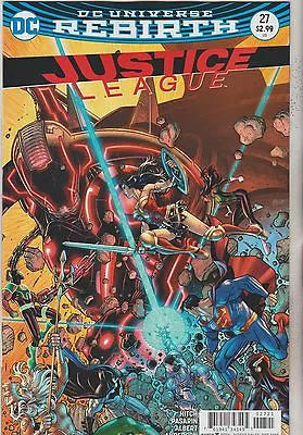 Buy Dc Comics Justice League #27 October 2017 Rebirth Variant 1st Print Nm • 3.65£