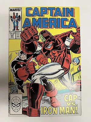 Buy Marvel - Captain America - Issue # 341 - 1988. • 13.44£