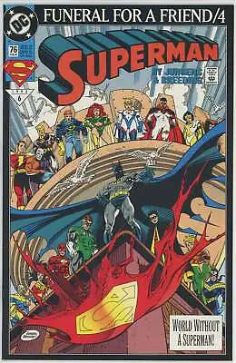 Buy Superman #76 (1987) - 9.0 VF/NM *Funeral For A Friend* • 1.91£