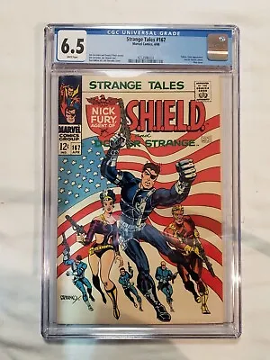 Buy Strange Tales #167 CGC GRADE 6.5 Steranko Cover Yellow Claw App White Pages! • 94.79£
