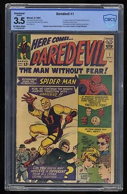 Buy Daredevil (1964) #1 CBCS VG- 3.5 (Restored) Origin And 1st Appearance! • 1,523.89£