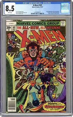 Buy Uncanny X-Men #107 CGC 8.5 1977 4105829017 1st Full App. Starjammers • 457.29£