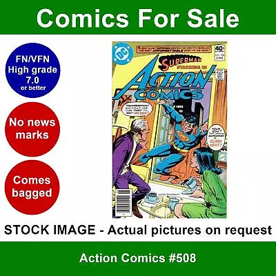Buy DC Action Comics #508 Comic - FN/VFN Clean 01 June 1980 • 4.99£